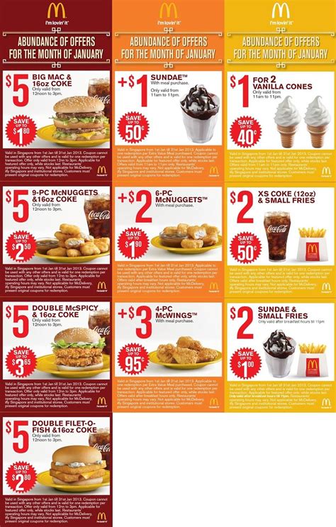 mcdo promo|McDonald's Coupon Codes • August .